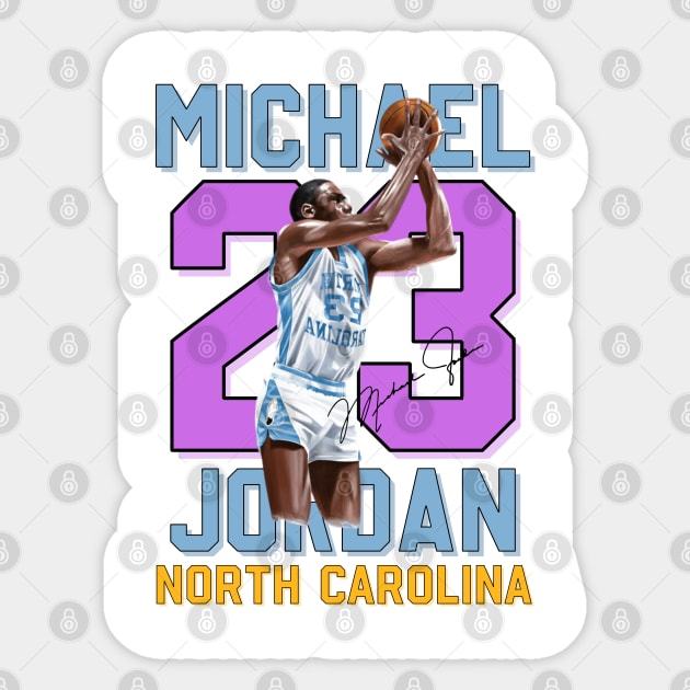 Michael Jordan Aesthetic Tribute 〶 Sticker by Terahertz'Cloth